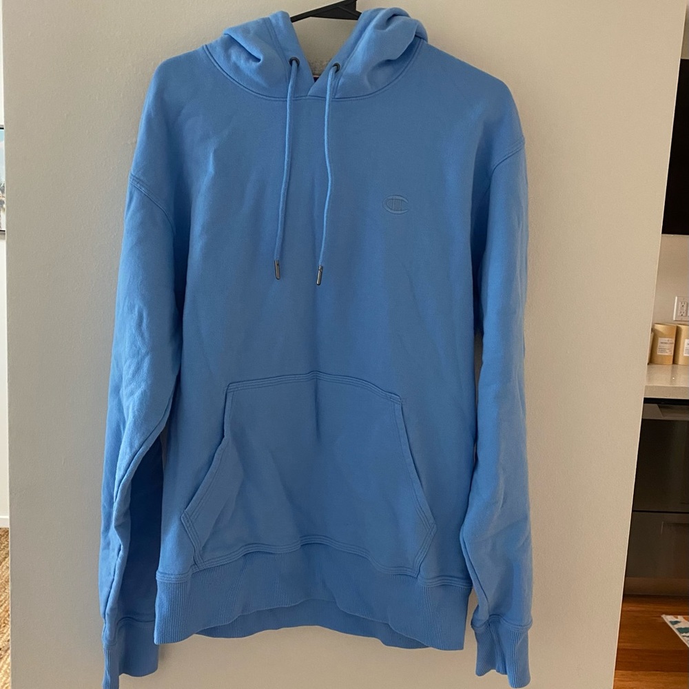SKY BLUE CHAMPION HOODIE